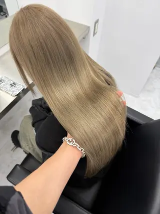 セミロング 🐺立川のウルフ屋 さん🐺おかみ🐺のヘアスタイル