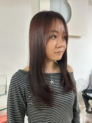 セミロング カラー izumi/ 艶感カラーのヘアスタイル
