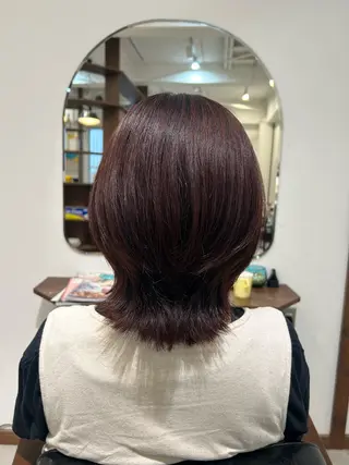 ミディアム カラー 透明感カラー🪽 mioのヘアスタイル