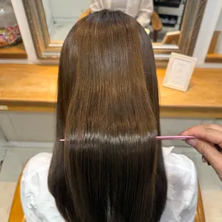 セミロング カラー misaki アシスタント🎀のヘアスタイル