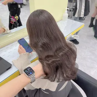 ロング カラー 🍑透明感color 🍑MOMOKA🍑のヘアスタイル