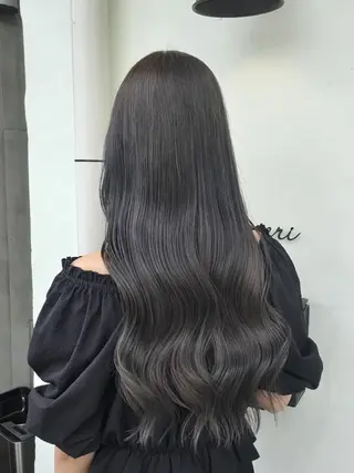 ロング カラー 渡辺祐輔 透明感🫧艶カラー✨のヘアスタイル