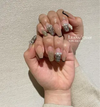 ロング ネイル nail salon neigeのネイルデザイン