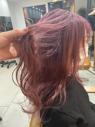 カラー ブリーチカラー よねだまことのヘアスタイル