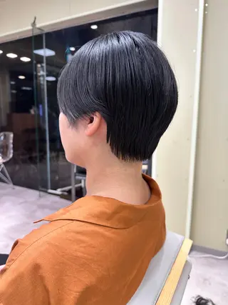 ショート ボブ/ぱつっとボブ/ 谷口 海星のヘアスタイル