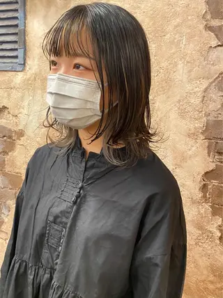 ミディアム nico 。のヘアスタイル