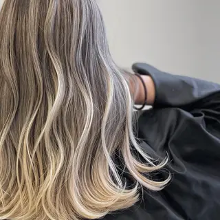 セミロング カラー 🌈透明感カラー ✨松田龍也🌈のヘアスタイル