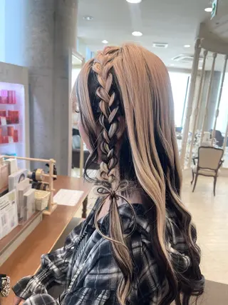 ロング ヘアアレンジ 横浜アレンジ/メンズ カット/yuukaのヘアスタイル