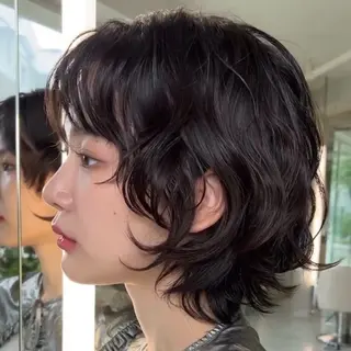 ショート TRICCA 銀座所属・奏羽　"ショート ・ボブ ・レイヤー"のヘアスタイル