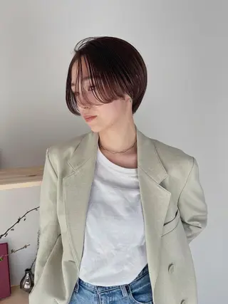 ショート 加藤 悠真のヘアスタイル