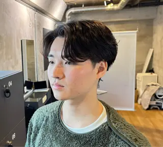 パーマ メンズ ‪‪❤︎‬韓国レイヤ ー❤︎/saraのヘアスタイル