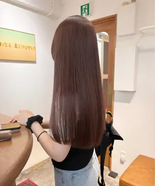 ロング カラー ☑️aiko【艶 カラー・オージュア】のヘアスタイル