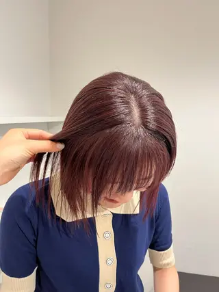 セミロング カラー Yui ／ VISEOのヘアスタイル