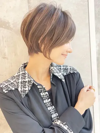 ショート カラー 西村 公孝のヘアスタイル