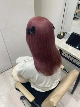 セミロング Euphoria＋n池袋サンシャイン通り所属・yuunaストレート モデル募集中🤍のヘアスタイル