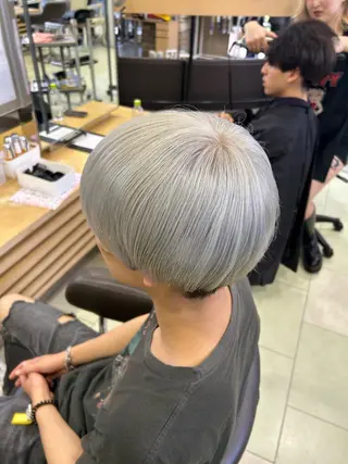 カラー ORCA所属・新宿/パーマ🦋 メンズボブ/めいのヘアスタイル