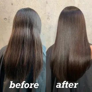 ロング youres hair 新宿west所属・✨髪質改善特化✨ 店長　安岡朋哉のヘアスタイル