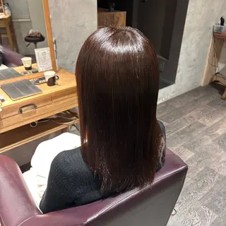 ミディアム カラー ブリーチ/アレンジ/ 19歳/新宿/アリルのヘアスタイル