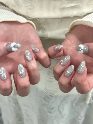 ネイル 𝐦𝐢𝐲𝐮/韓 国𝐲𝟐𝐤ネイルのネイルデザイン