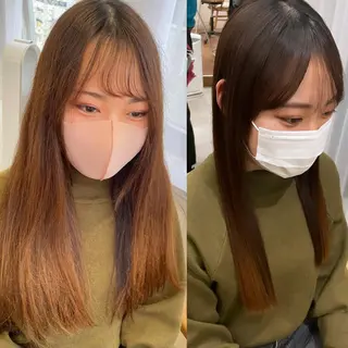 セミロング 髪質改善lab.em.梅田店所属・髪質改善 伊藤のヘアスタイル