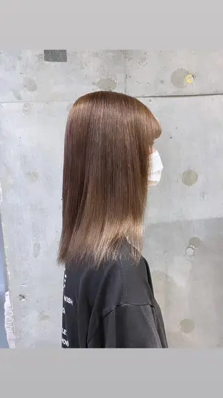 セミロング カラー 🤍柔らかhair 🤍Kazu 🐩のヘアスタイル