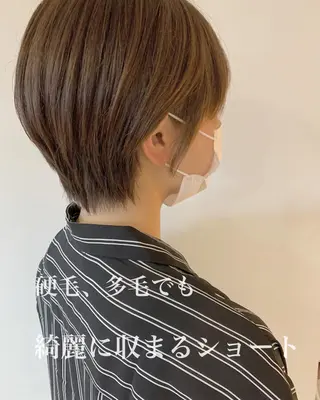 ショート 菅原リキヤ くびれレイヤーヘアのヘアスタイル