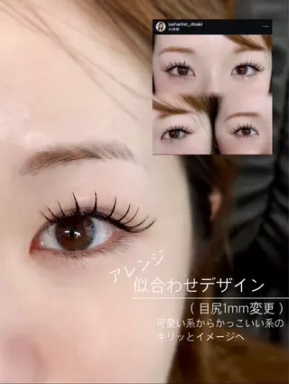 マツエク・マツパ Liberte eyelash所属・Liberte CHIAKIのマツエク・マツパデザイン
