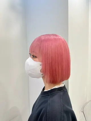 ショート カラー 渋谷/透明感カラー /半個室/こうめいのヘアスタイル