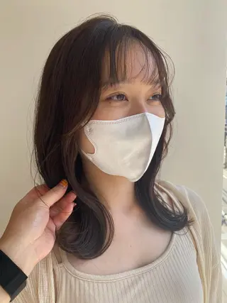 セミロング I nagiのヘアスタイル