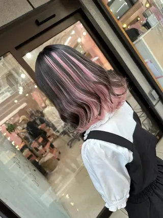 ミディアム カラー 🎀憧れ髪色再現🎀 /MANATOのヘアスタイル