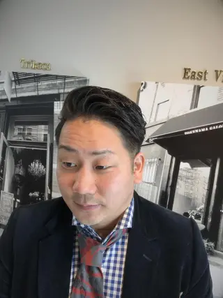 メンズ Leverage所属・【店長】外国人風 メンズヘア尾上雄輝のヘアスタイル