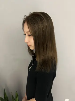 ミディアム カラー Grow by NYNY 坂本 理輝のヘアスタイル