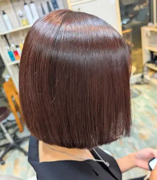 ミディアム カラー 似合わせカット🫶 得意です　曽根田のヘアスタイル
