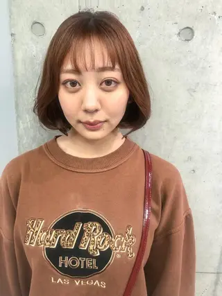 ミディアム カラー ヘアアレンジ rii-🩰 トレンド韓国ヘアのヘアスタイル