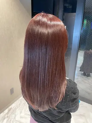 ロング カラー パーマ、ストパー モデル募集、ちはるのヘアスタイル