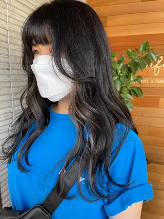 ロング カラー 【AMANEQ】 yuka🦋のヘアスタイル