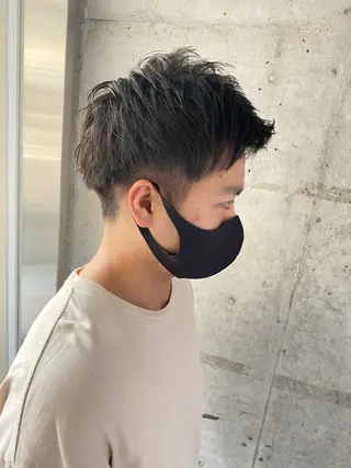 メンズ フリーランスシェアサロンルレイル所属・心斎橋/メンズ /ルレイル/地形真希のヘアスタイル