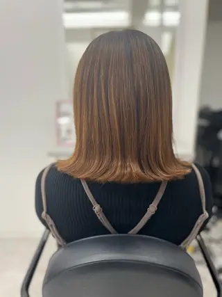 ミディアム 🫧ぷる艶カラー🫧 Yuubi🦩のヘアスタイル