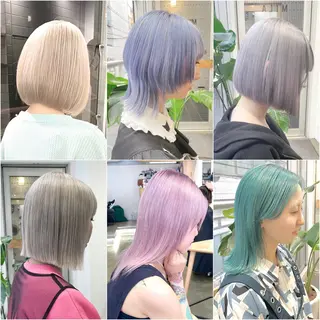 ミディアム カラー 圧倒的なケアブリーチ /髪質改善🩵松田のヘアスタイル