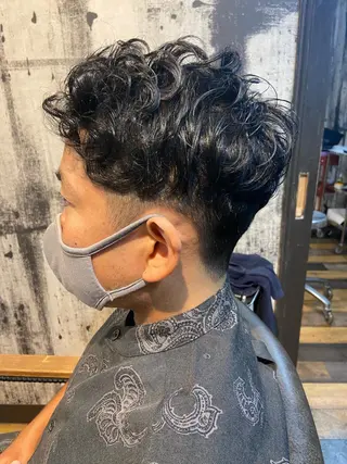 メンズ 🫧縮毛矯正特化🫧 クシビキマユノ🐣のヘアスタイル