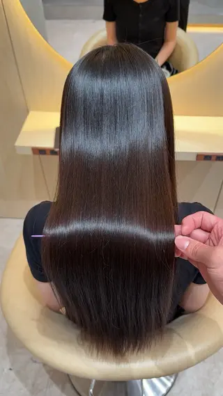 ロング カラー レイヤー✨縮毛矯正 川村利幸のヘアスタイル