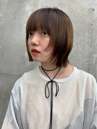 ショート 暖色／艶髪／ ボブ／ ピンク🎀／MARIのヘアスタイル
