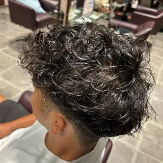 パーマ メンズ LaBless あべのキューズサロン所属・艶カラー/あいか💜 天王寺阿倍野のヘアスタイル