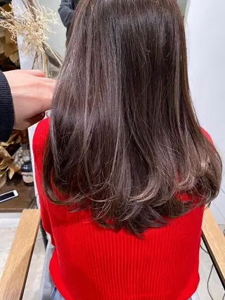 セミロング カラー とびまつ /ショート/脱白髪染のヘアスタイル