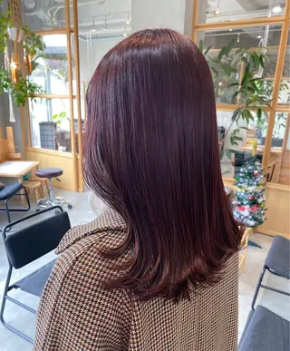 セミロング 🌼FERIA梅田 shiho🌼のヘアスタイル