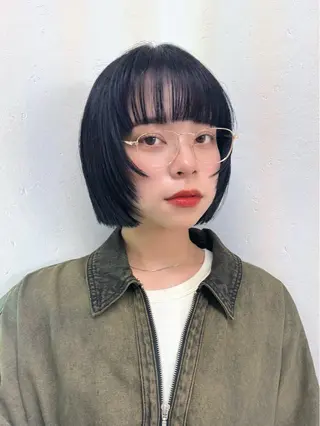 ショート カラー グレージュ/レイヤー /ボブ/moyu🎀のヘアスタイル