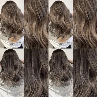 ロング カラー ✨韓国艶髪✨ケア ブリーチ🫧アキラのヘアスタイル