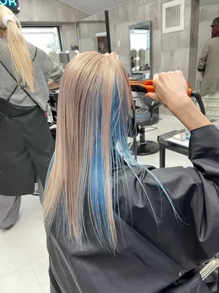 ロング カラー パーマ ヘアアレンジ メンズ キッズ レイヤーの魔術師 𓍼takumi𓍼のヘアスタイル