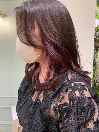 ミディアム 金山 友香🕊のヘアスタイル