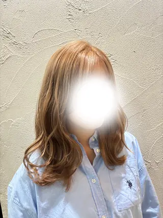 ミディアム カラー 中嶋心渚⌇透明感 カラー️🩵🎀‪のヘアスタイル